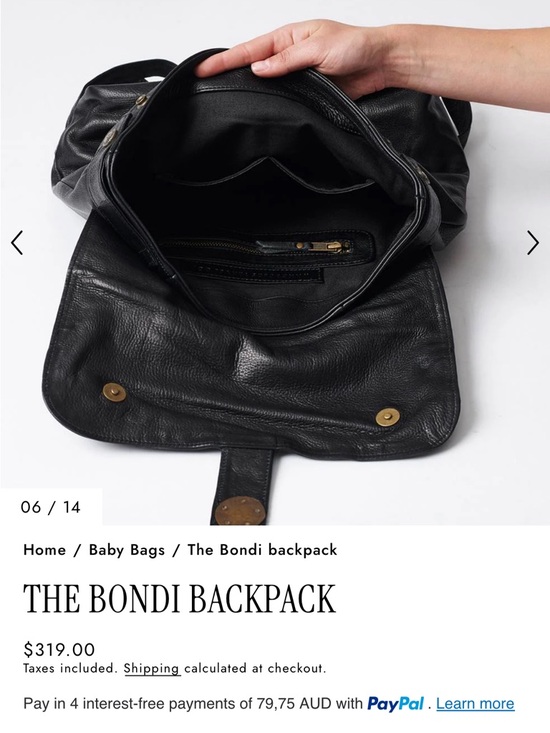 bondi leather backpack blue The – The Wanderers Travel Co Way Zipper With Leather Pullers Outside Hidden Zip Pocket At Back Panel Denim Women's Leather Backpack —